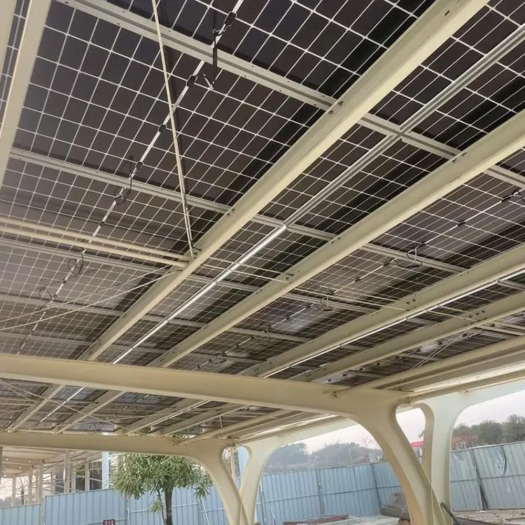 Carport fotovoltaic cu acoperiș plat